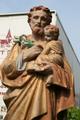 Religious Statue St. Joseph en Terra-Cotta, France 19th century