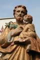 Religious Statue St. Joseph en Terra-Cotta, France 19th century