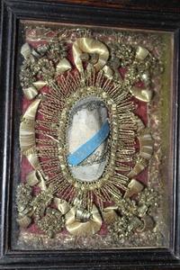 Reliquary en wood, Spain 17 th century