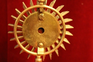 Reliquary en Brass / Bronze, Belgium 19th century
