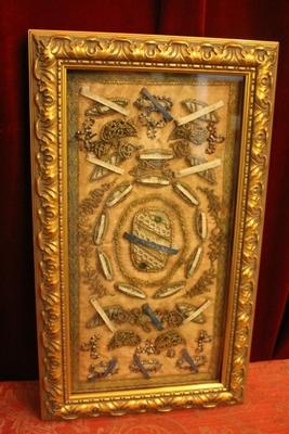 Reliquary Italy 18th century Framed 20th Century