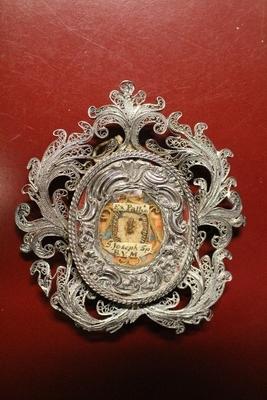 Reliquary en full silver, France 18 th century