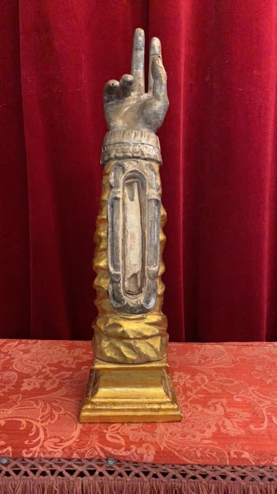 1  Reliquary - Arm Relic Ex Ossibus St. Ignatii Loyola
