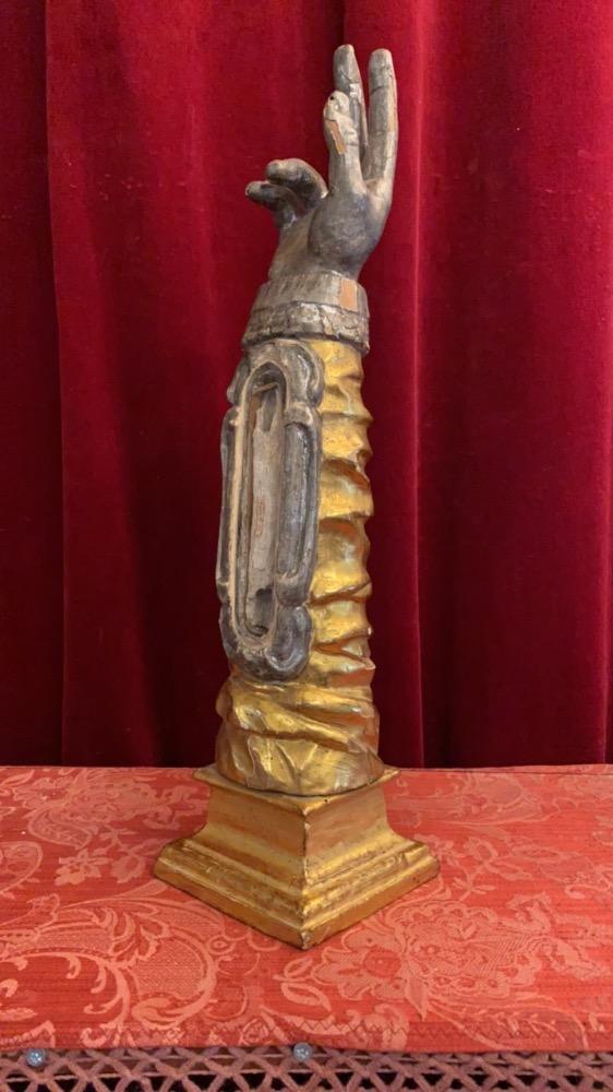 1  Reliquary - Arm Relic Ex Ossibus St. Ignatii Loyola
