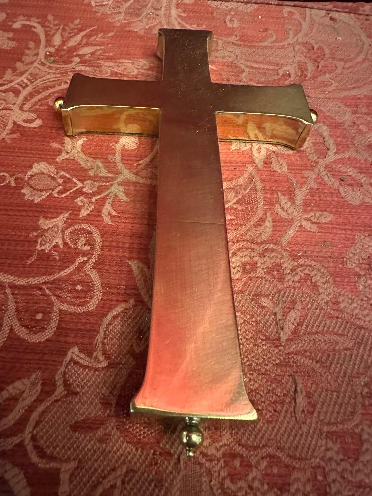 1  Reliquary - Cross Containing Multiple First - Class ( Ex Ossibus ) Relics Of Early Saints ( Difficult To Read )