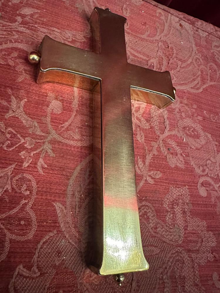 1  Reliquary - Cross Containing Multiple First - Class ( Ex Ossibus ) Relics Of Early Saints ( Difficult To Read )