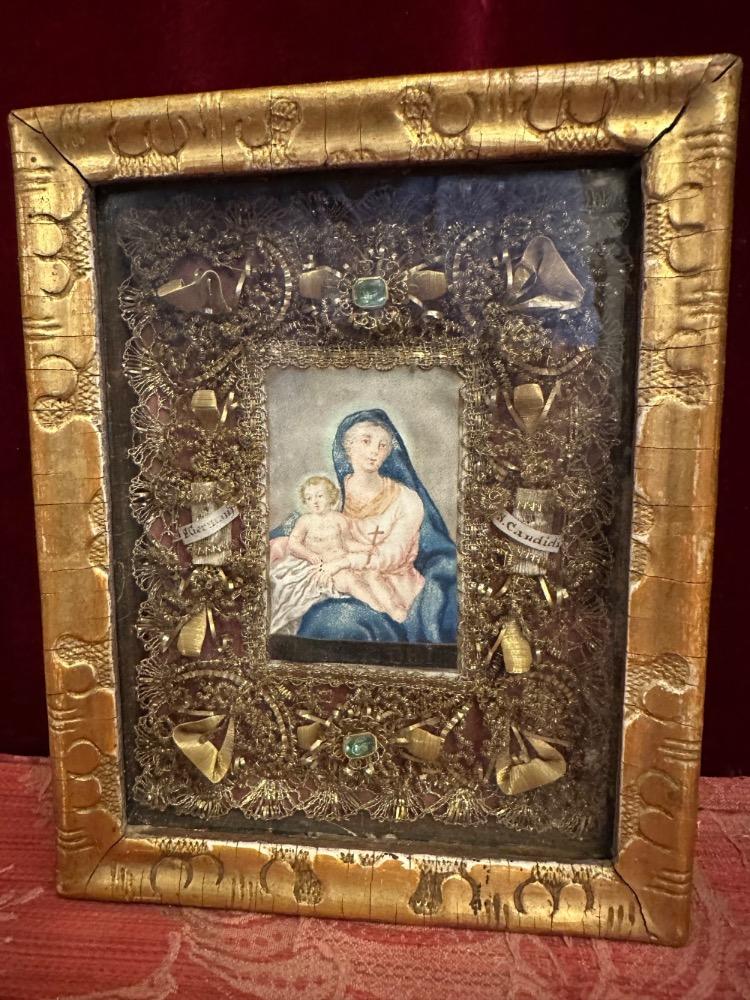 1  Reliquary /  Monastery - Work Relics: Ex Ossibus St. Germanus & St. Candida