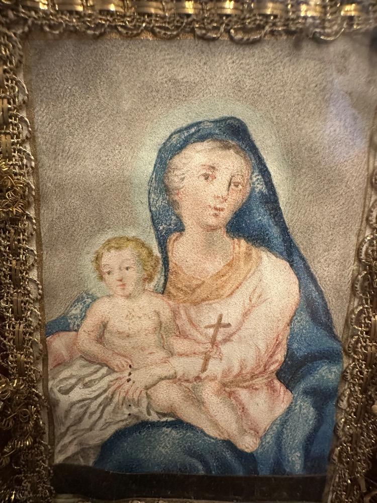 1  Reliquary /  Monastery - Work Relics: Ex Ossibus St. Germanus & St. Candida