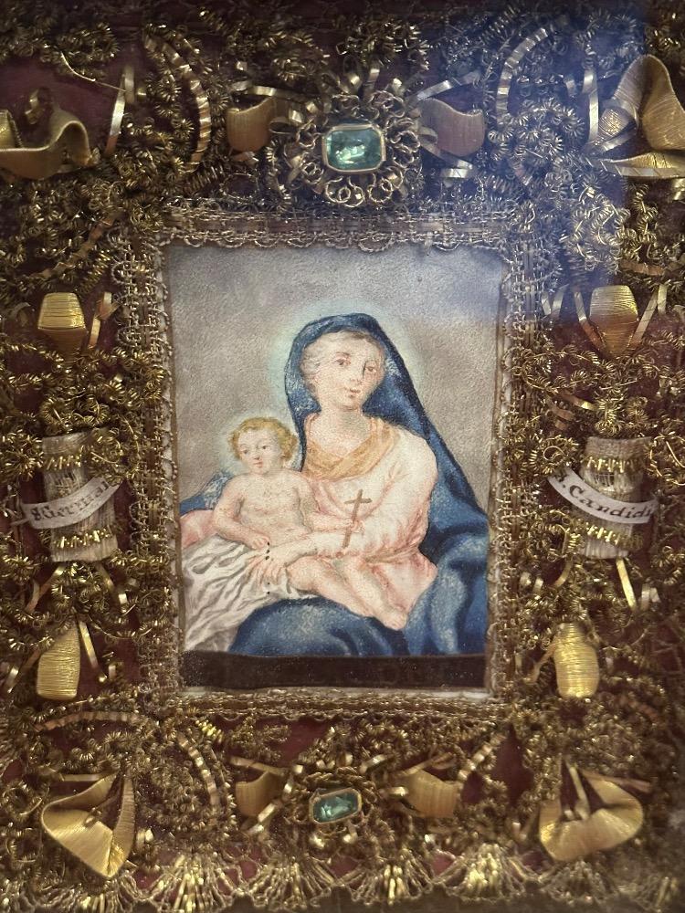 1  Reliquary /  Monastery - Work Relics: Ex Ossibus St. Germanus & St. Candida