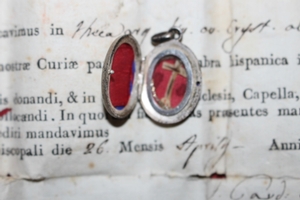 Reliquary Of The True Cross. Originally Sealed  Italy  19th century (1811)