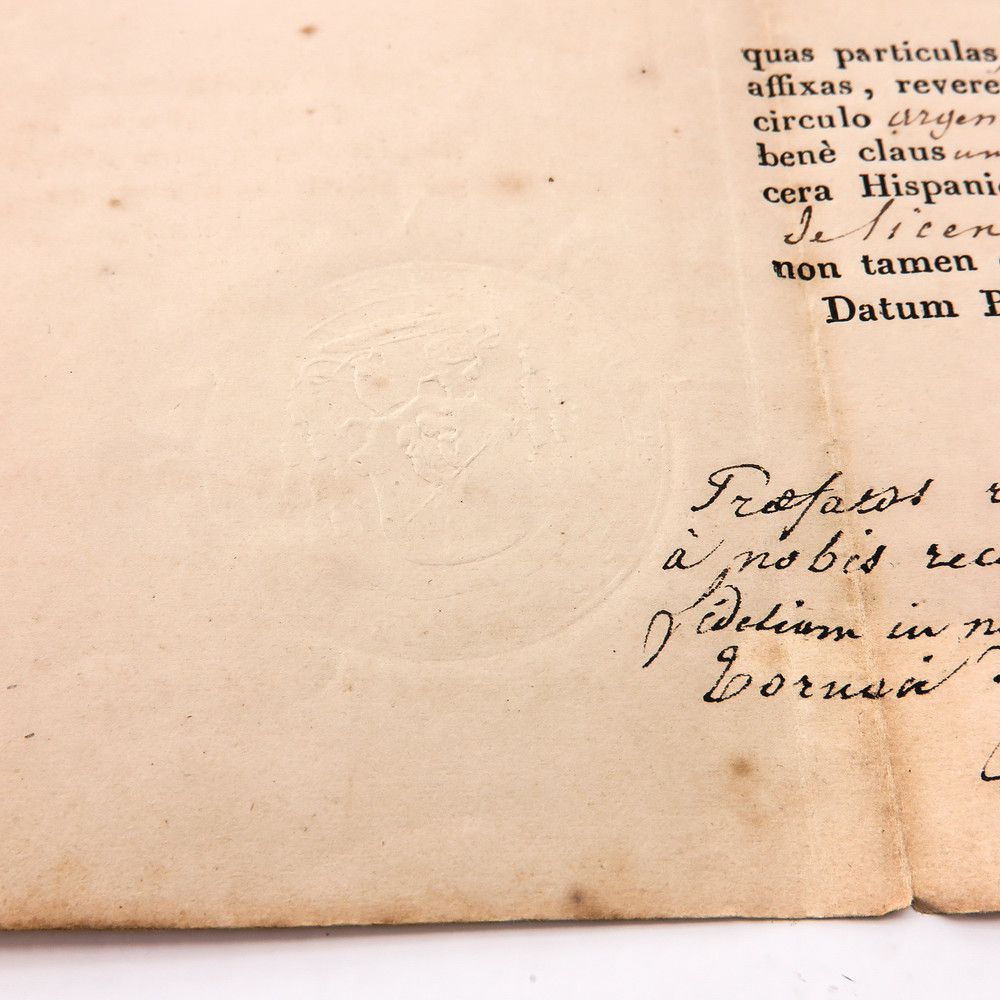 1  Reliquary - Relic Ex Capillis ( Hair ) B.M.V. With Original Document
