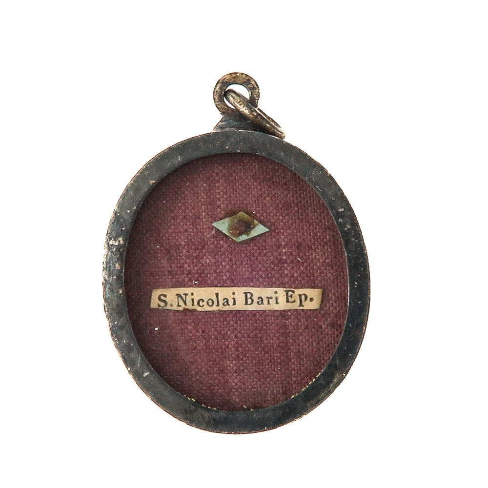 1  Reliquary - Relic Ex Carne St. Nicholas Of Bari
