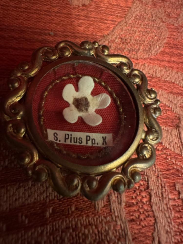 1  Reliquary - Relic Ex Carne St. Pius X
