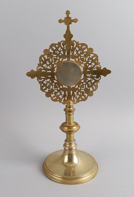 Reliquary -Relic Ex Cineribus St. Margareta Maria Alacoque. en Bronze / Gilt, Italy  20th century ( 1920 )