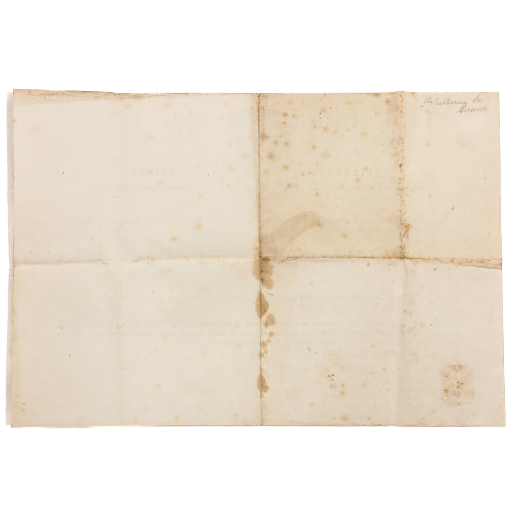 1  Reliquary - Relic Ex Ossibus Catharina Van Sienna With Original Document