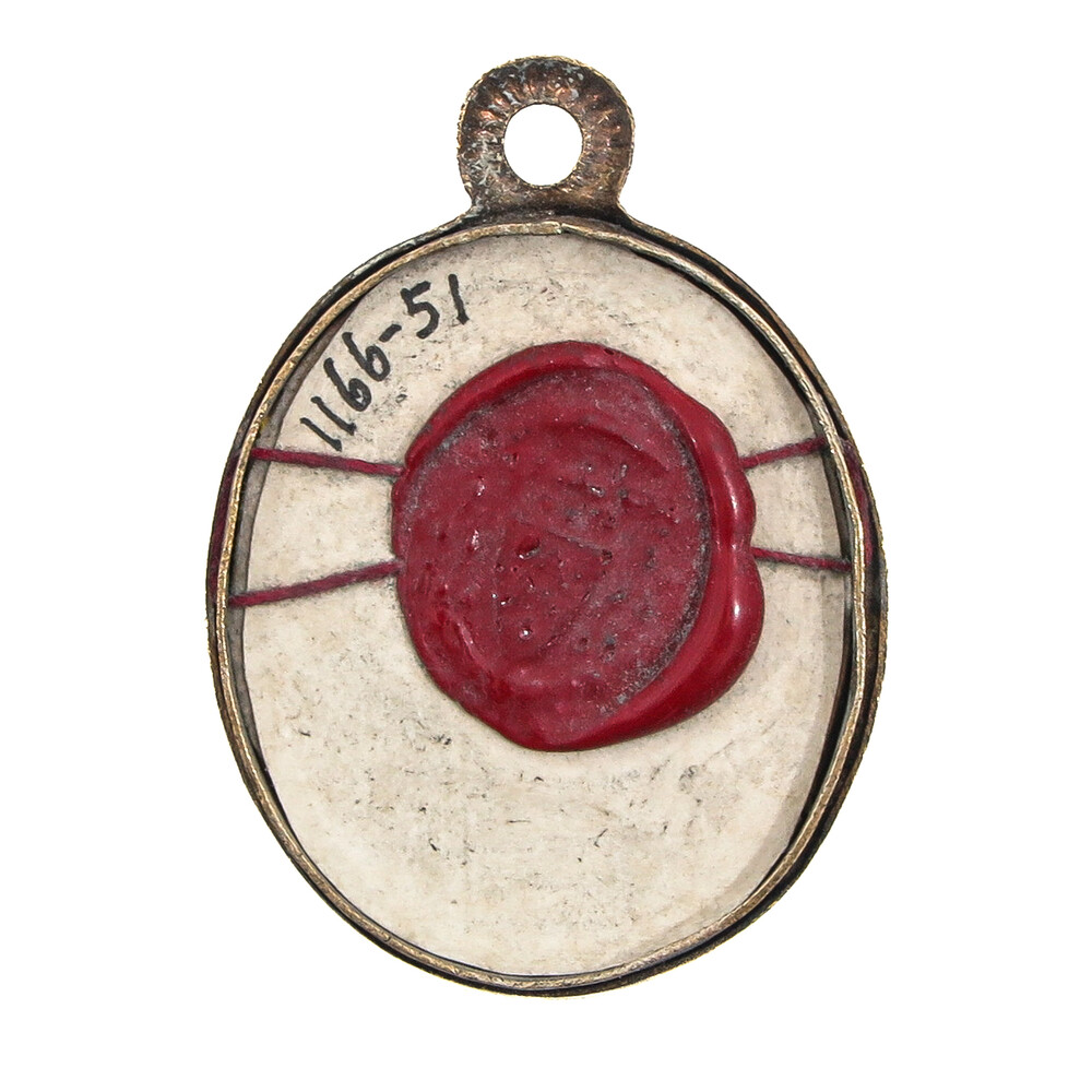 1  Reliquary - Relic Ex Ossibus Saint Urusula, Virgin And Martyr (Patron Saint Of Cologne) With Original Document