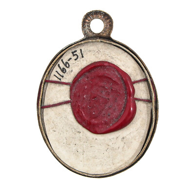 1  Reliquary - Relic Ex Ossibus Saint Urusula, Virgin And Martyr (Patron Saint Of Cologne) With Original Document