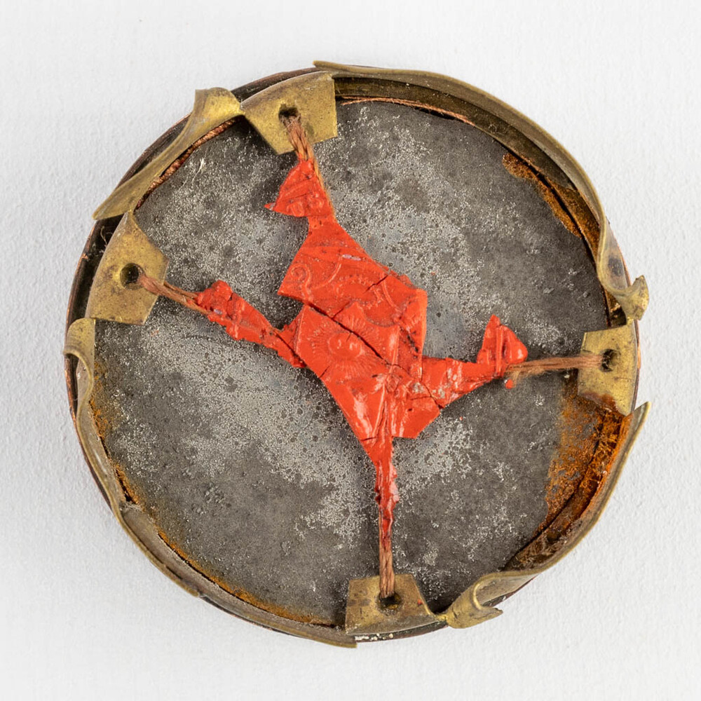 1  Reliquary - Relic Ex Ossibus Sancta Digni M. With Original Document