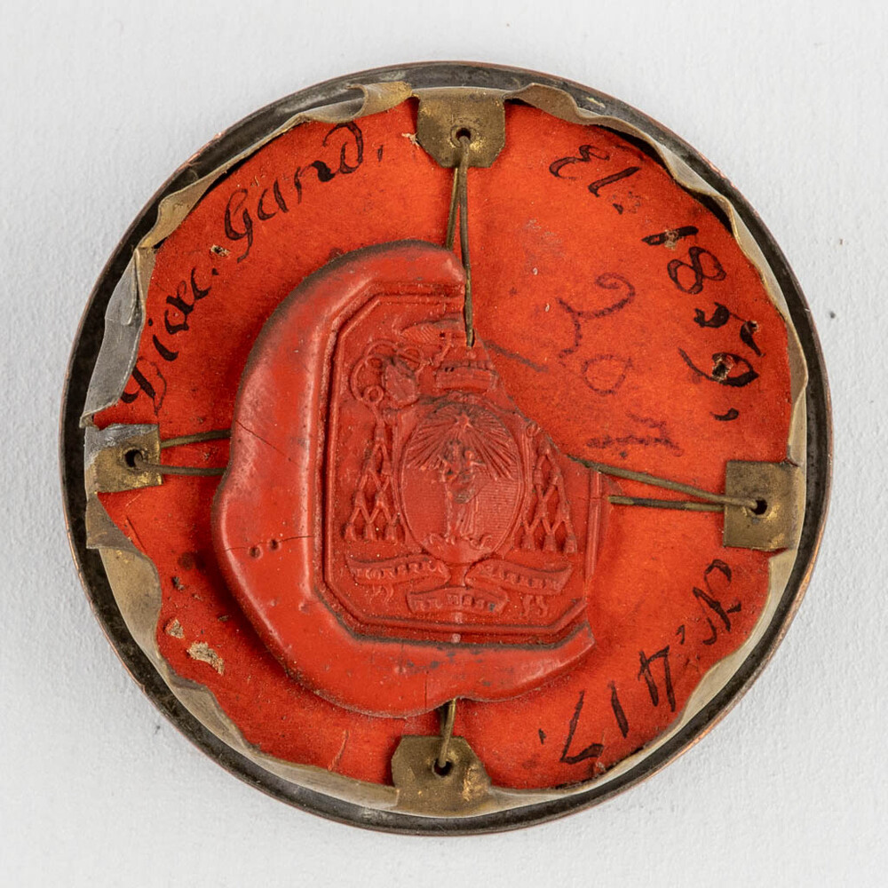 1  Reliquary - Relic Ex Ossibus Sancta Severinae Martyris. With Original Document