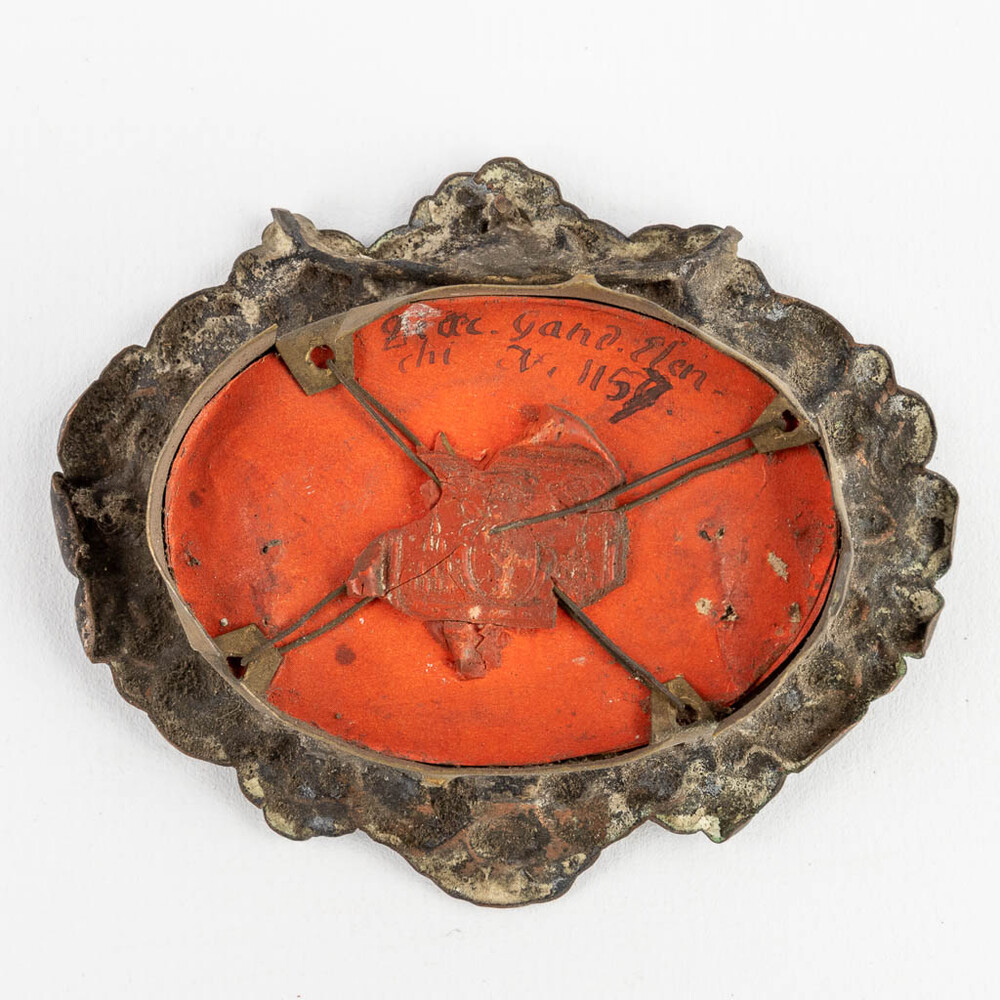 1  Reliquary - Relic Ex Ossibus Sancti Britii Infantis Martyris. With Original Document