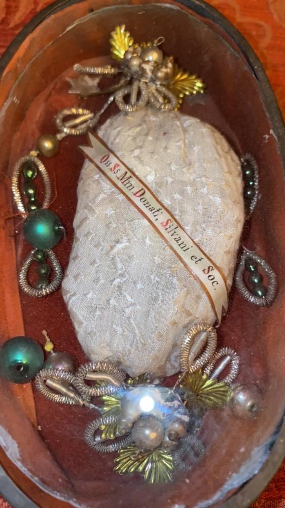 1  Reliquary - Relic Ex Ossibus Ss. Mm. Donati & Silvanii Et Soc.