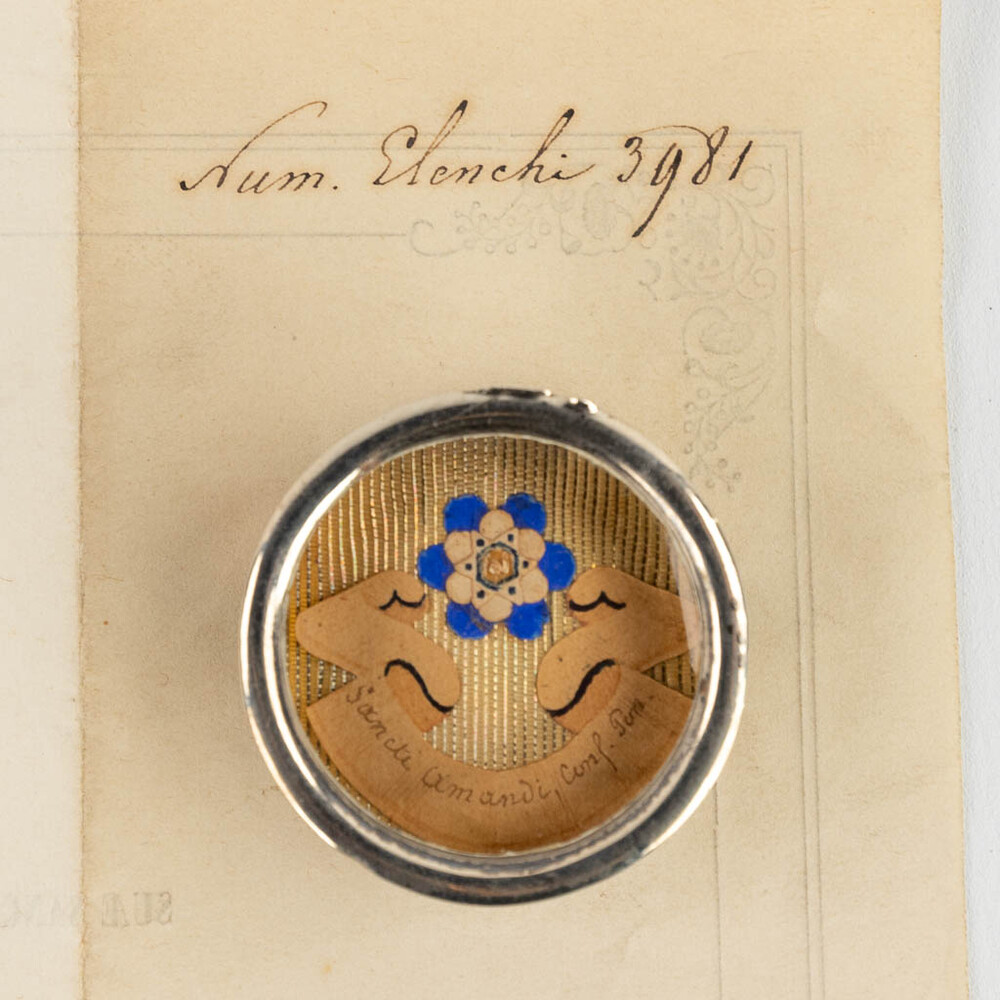 1  Reliquary - Relic Ex Ossibus St. Amandus With Original Document