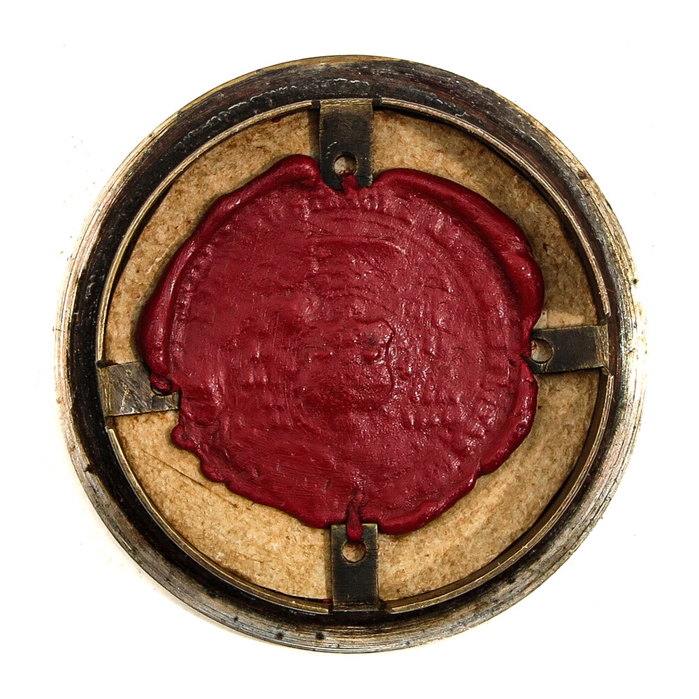 1  Reliquary - Relic Ex Ossibus St. Ambrosius With Original Document