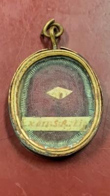 Reliquary - Relic Ex Ossibus St. Antonius Padua Italy 18 th century