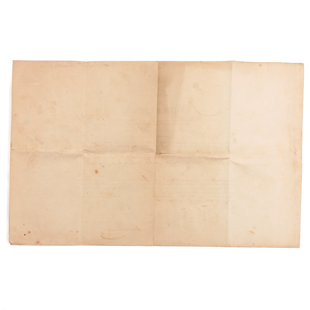 1  Reliquary - Relic Ex Ossibus St. Bernardus With Original Document