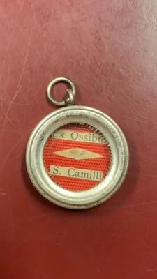 Reliquary - Relic Ex Ossibus St. Camillus Italy 19th century