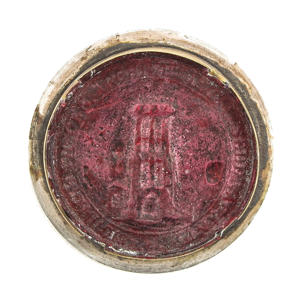 1  Reliquary - Relic Ex Ossibus St. Cecillia With Original Document