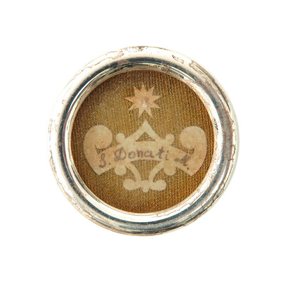 1  Reliquary - Relic Ex Ossibus St. Donatus With Original Document