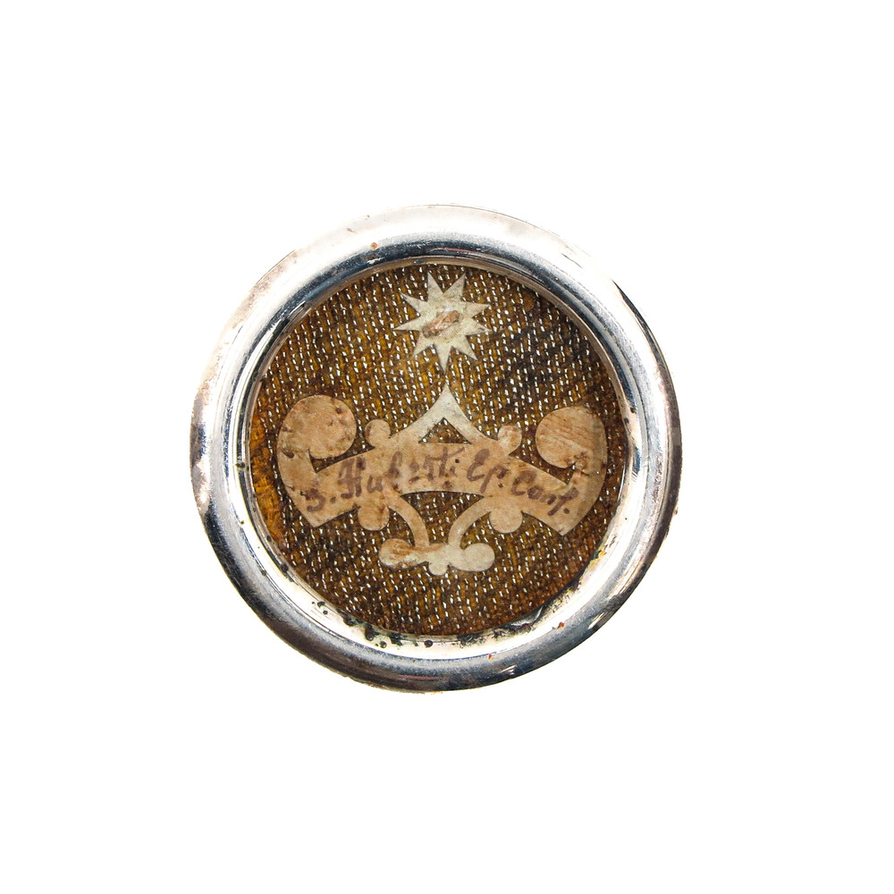 1  Reliquary - Relic Ex Ossibus St. Hubertus With Original Document