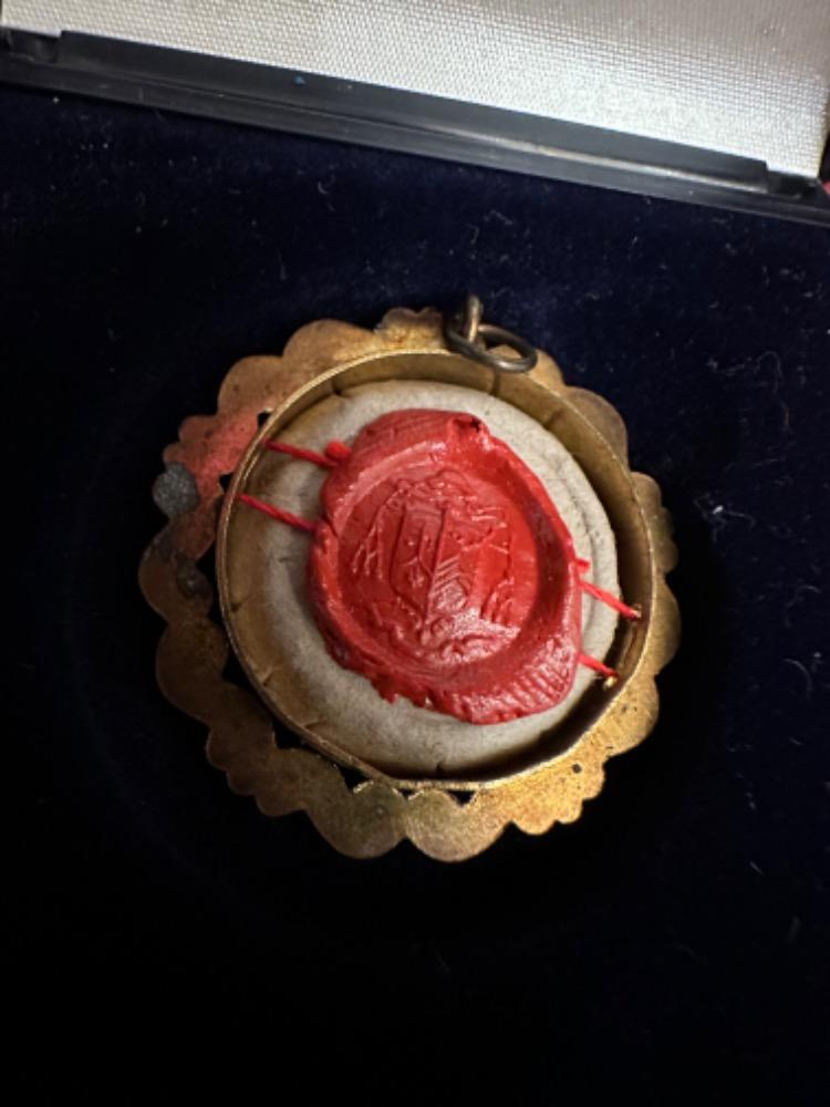 1  Reliquary - Relic Ex Ossibus St. Maria Goretti