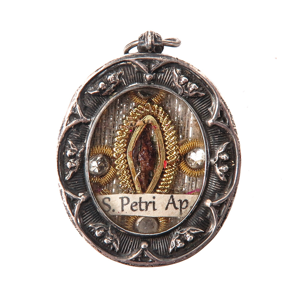 1  Reliquary - Relic Ex Ossibus St. Peter Apostle