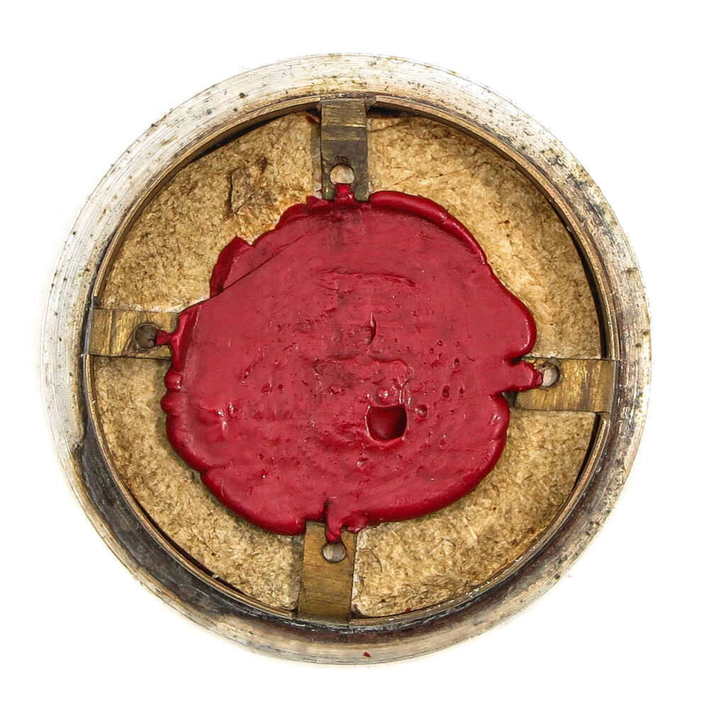 1  Reliquary - Relic Ex Ossibus St. Peter Apostle With Original Document