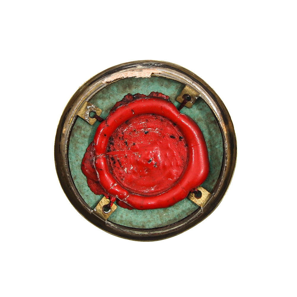 1  Reliquary - Relic Ex Ossibus St Ursula With Original Document