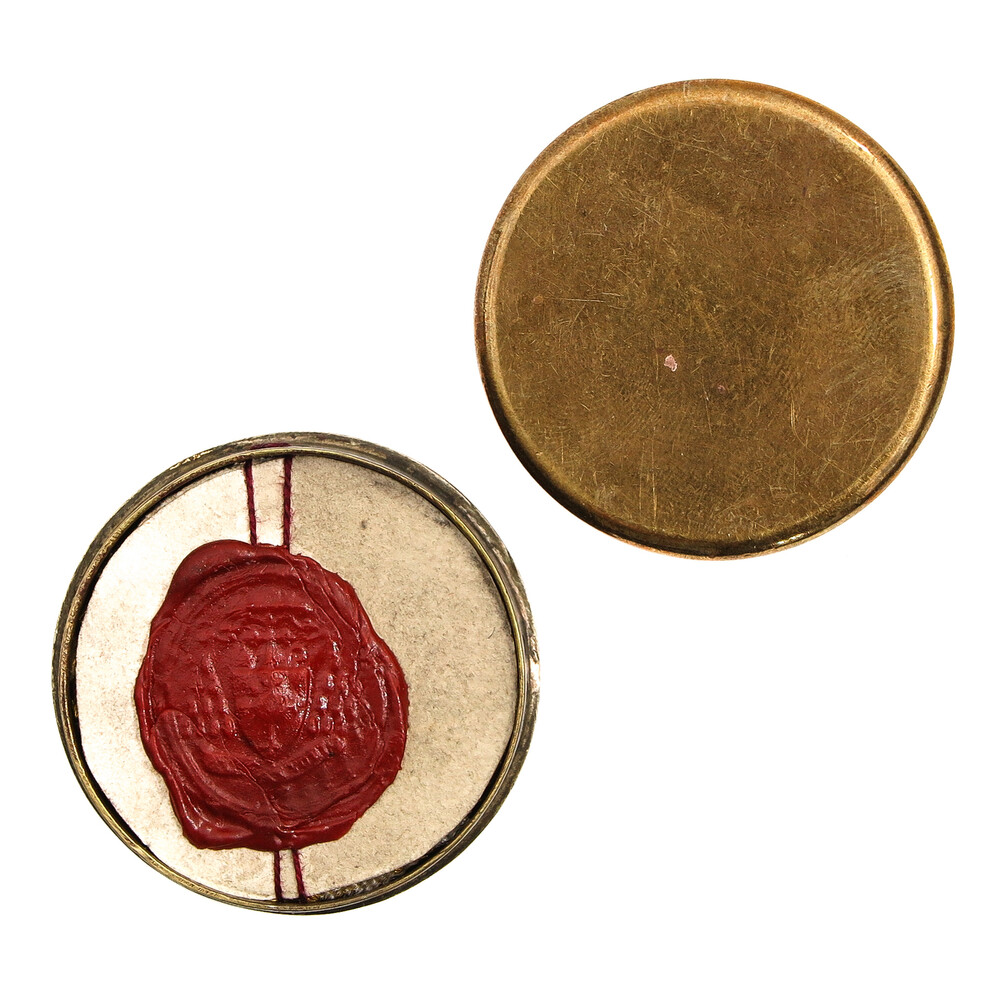 1  Reliquary - Relic Ex Velo Beata Virginis Maria With Original Document