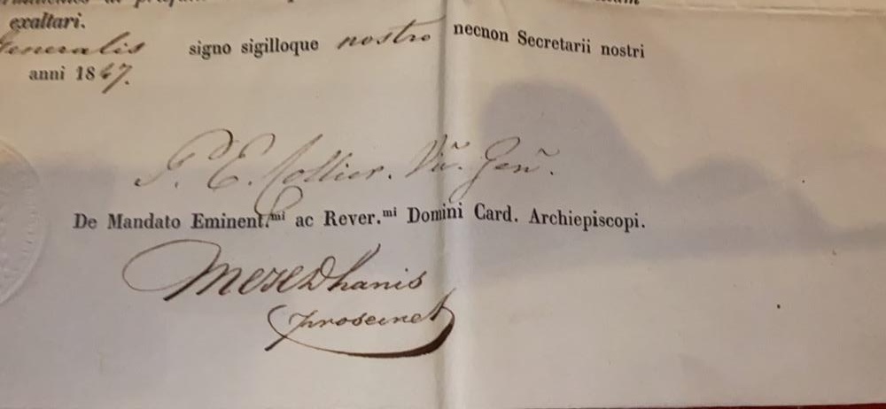 1  Reliquary - Relic Ex Veste St. Anthony Of Padua With Original Document