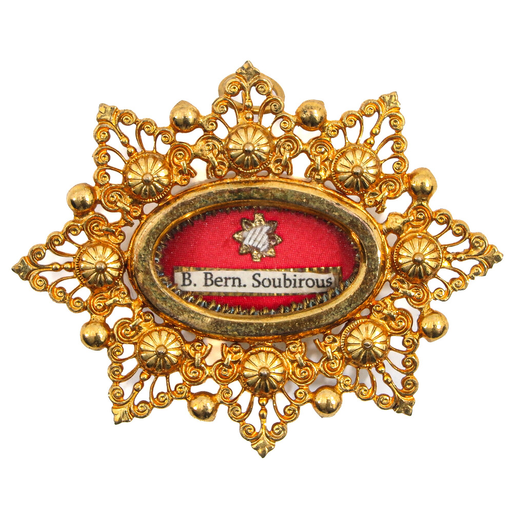 1  Reliquary - Relic Saint Bernadette Soubirous, Virgin (Patron Saint Of The Sick)