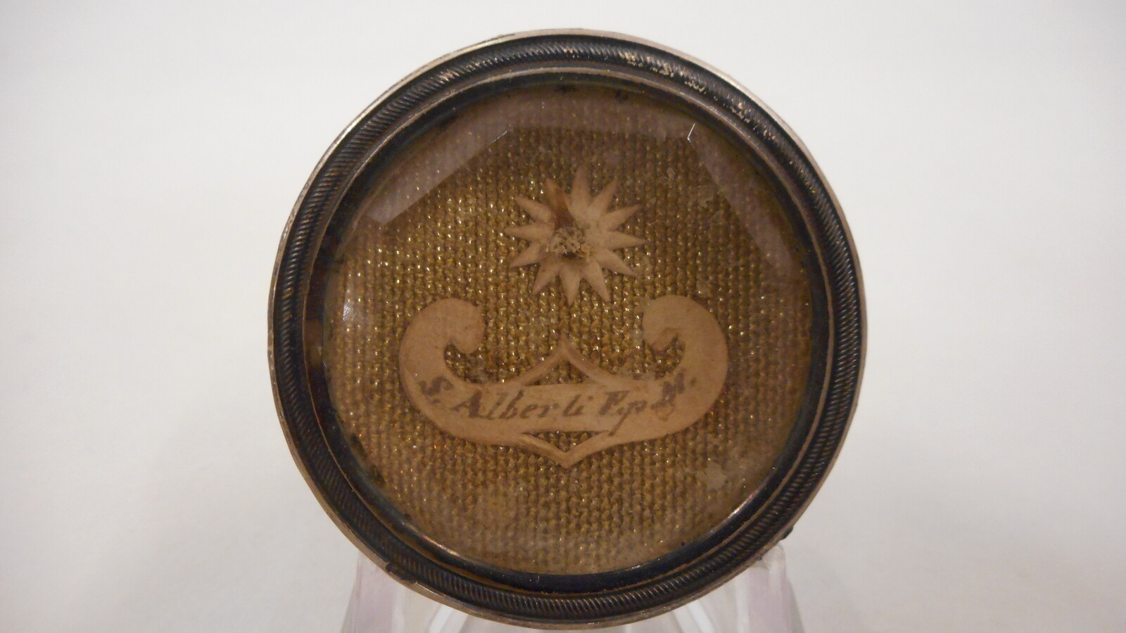 1  Reliquary - Relic St. Albertus With Original Document