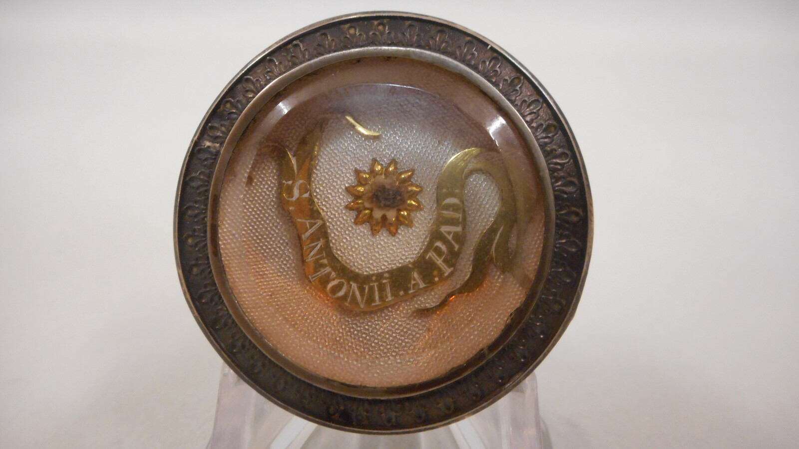 1  Reliquary - Relic St. Anthony Of Padua With Original Document