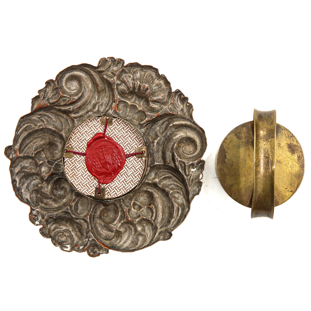 1  Reliquary - Relic St.  Eleutherii With Original Document