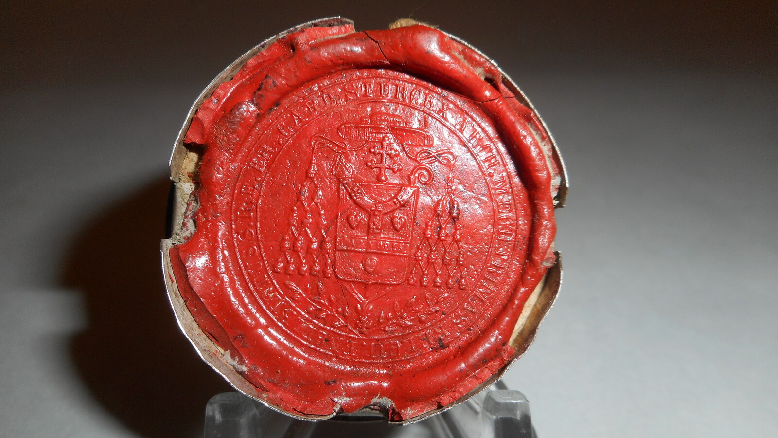 1  Reliquary - Relic St. Gertrudis With Original Document