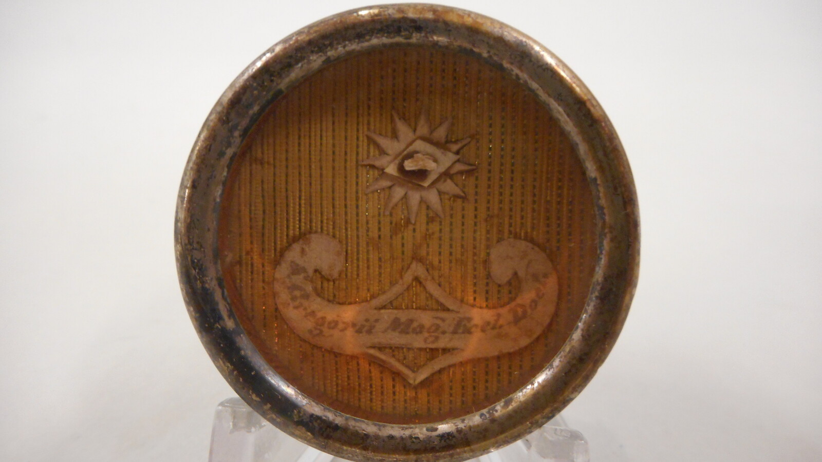 1  Reliquary - Relic St. Gregorius With Original Document