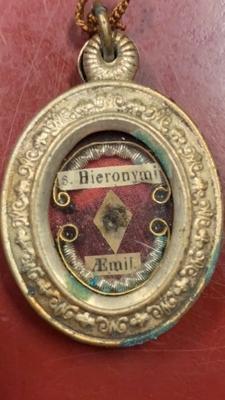 Reliquary - Relic St. Hieronymus Italy 18 th century