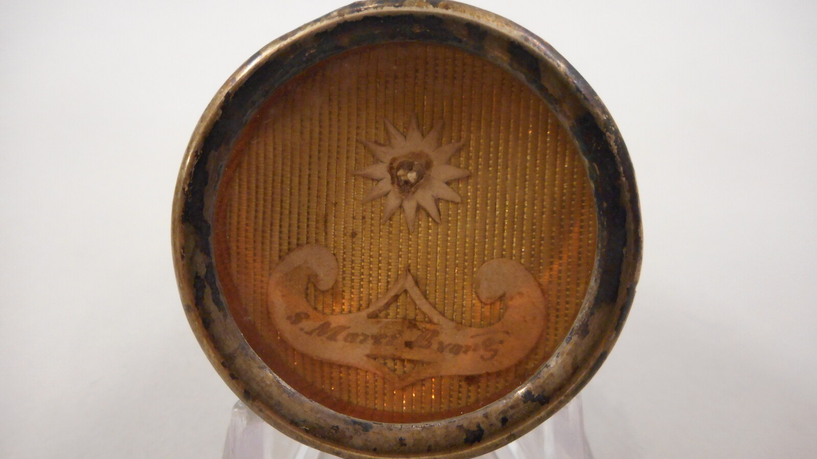 1  Reliquary - Relic St. Marcus With Original Document