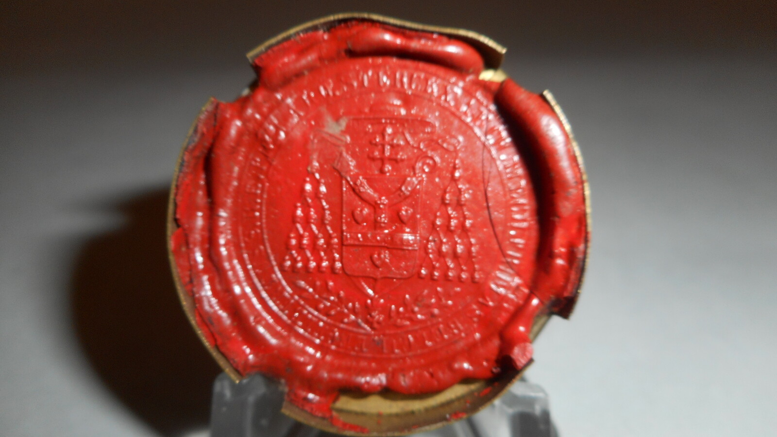 1  Reliquary - Relic St. Marcus With Original Document