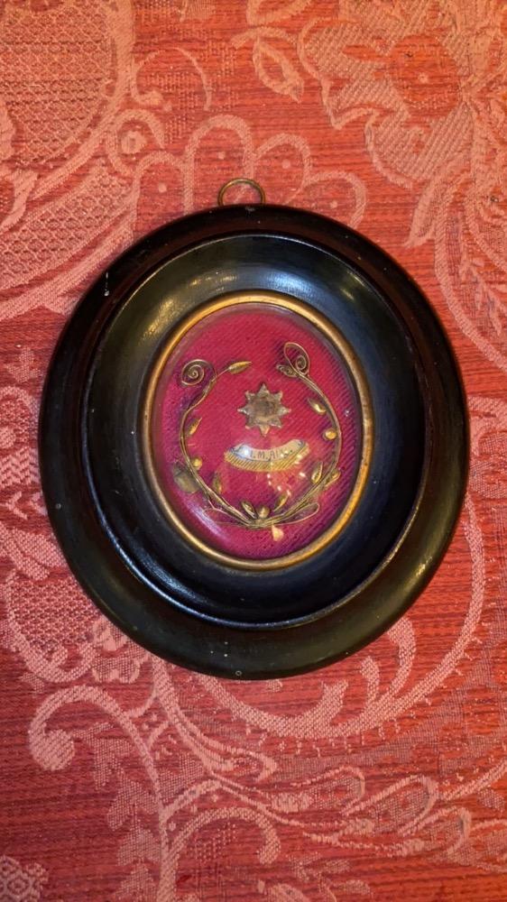 1  Reliquary - Relic St. Margareta Maria Alacoque With Document Ex Cendres = Ex Ashes