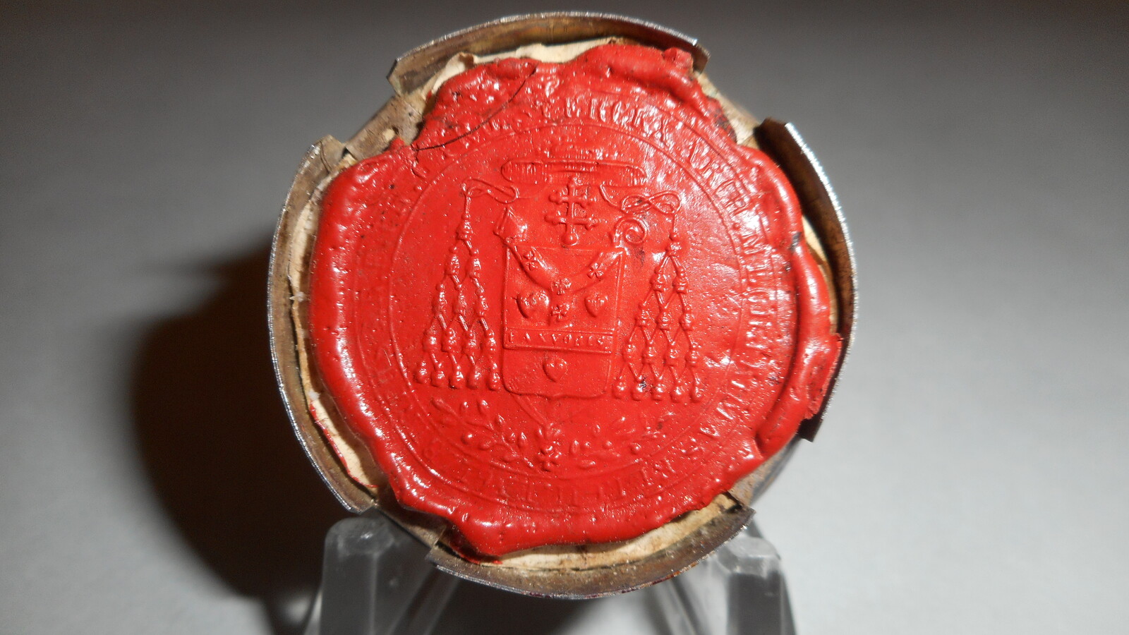 1  Reliquary - Relic St. Rumoldus With Original Document